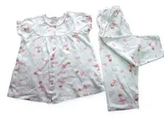 ★MIKI HOUSE 、ミキハウス・パジャマ 100cm バレリーナ柄のサムネイル