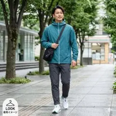 【高機能】ワークマン EXSHELTER 防水防風パーカー 3L 通気孔グリーン