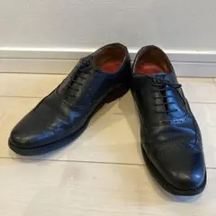 グレンソン GRENSON ブラック レザーシューズ