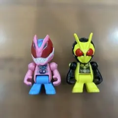仮面ライダー フィギュア 2体セット びっくらたまご