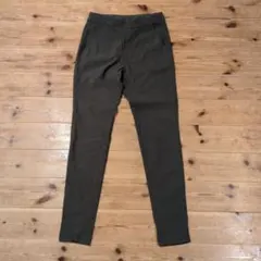 n'OrLABEL オリーブグリーン スリムフィット カジュアルパンツ