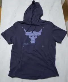 【新品・未使用】アンダーアーマーパーカーメンズ　L　スウェット生地　半袖パーカー