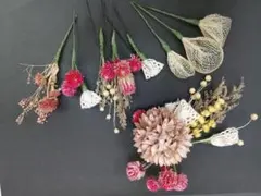 ドライフラワーアレンジメント 髪飾りギフトボックス入り
