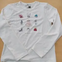 KUMIKYOKU 刺繍デザイン Tシャツ 130cm