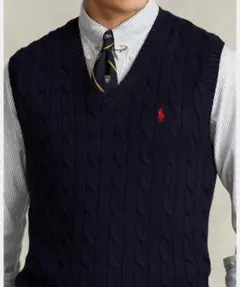 POLO Ralph Lauren ラルフローレン　ケーブルニットベスト