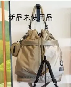 PORTER コーヒービーンシェイプ ２WAY ツールバッグ ラテベージュ