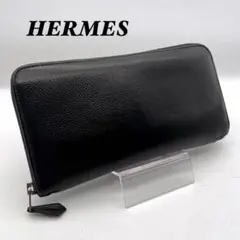 エルメス HERMES 長財布 アザップロング シルクイン ブラックのサムネイル