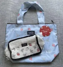 カルディ　いちごバッグ2026+保冷バッグセット