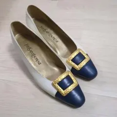 Yves Saint Laurent パンプス バイカラー 36.5のサムネイル