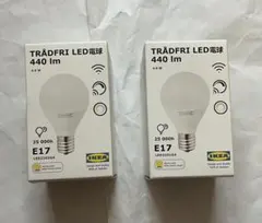 IKEA TRÅDFRI E17 電球 2個 イケア トロドフリ