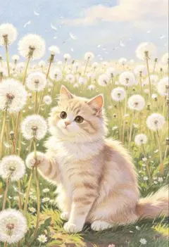 momorin様専用 猫と小鳥の水彩画 原画5枚＋複製品4枚 - メルカリ