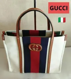 GUCCI シェリーライン インターロッキングG トートバッグ　ショルダー付