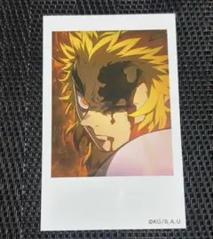 鬼滅の刃 ufotable 柱カフェ 無限列車 チェキ風ブロマイド 煉獄杏寿郎