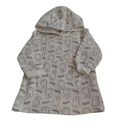 タグ付き☆ミッフィーの裏起毛ワンピース(80)