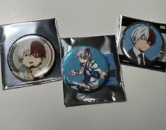 ヒロアカ 轟焦凍 缶バッジ 3個セット