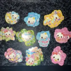 かわいいキャラクターシールセット　平成シール