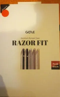 GAZE iPhone X用 アルミバンパー RAZOR FIT