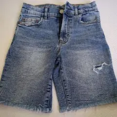 ZARA ストレートフィット デニムハーフパンツ 9