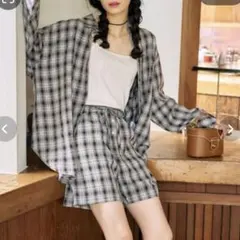 【最終値下】チェック柄オーバーシャツ（セットアップ対応） フリークスストア 新品