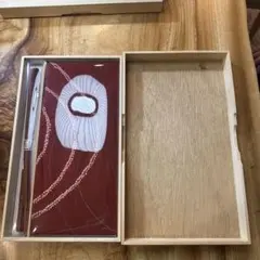 波紋のような模様の帯揚げ、帯締め　箱入り