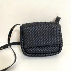 美品】Reflect イントレチャート メッシュバッグ ノットハンドル 黒 