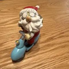 サンタクロース スクーター 置物 オブジェ