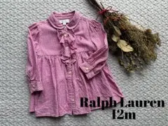 Ralph Lauren ギンガムチェック 12m