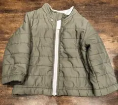 オリーブグリーン 中綿コート 80cm