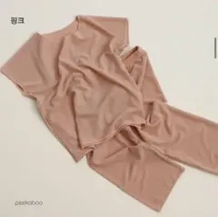 韓国子供服　peekaboo　ルームウェア　L 110 パジャマ　夏　半袖