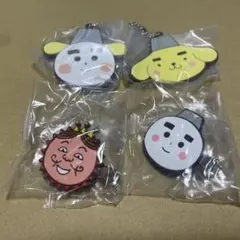 ラバーキーチェーン×2、ヘアクリップ×2