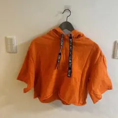 H&M ショート丈パーカー　半袖