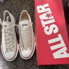日本製 コンバース 生成り　usa オールスター　26.5cm 8 ホワイト