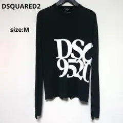 DSQUARED2 ディースクエアード ロンT 長袖Tシャツ ビッグロゴ 黒 Mのサムネイル