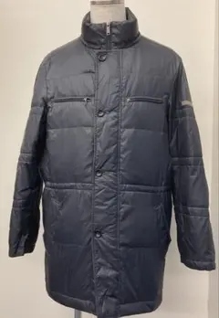 訳あり‼︎ Crocodile ダウンハーフコート　サイズLL 黒