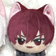 【わあああ様専用】ねこ耳カチューシャ ちびぐるみサイズ 臙脂 狗丸トウマ