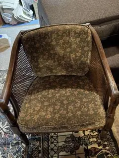 カリモク 木製1人掛けソファ