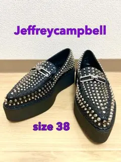 Jeffrey Campbell スタッズ ローファー 厚底 サイズ38のサムネイル