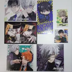 東京エイリアンズ　購入特典　ポストカード　しおり　ステッカー　カード