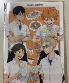ハイキュー 大阪遠征合宿 枚方パーク クリアファイル ココス art
