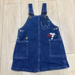 Wrangler スヌーピー デニム ジャンパースカートのサムネイル