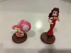 スーパーマリオ ジャンボリー チョコエッグ キノピコ ポリーン フィギュア 2体