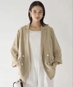【美品】シアーエアジャケット ウォッシャブル 結論シリーズ グリーンレーベルのサムネイル