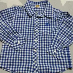 moujon110cm 薄手チェックシャツ