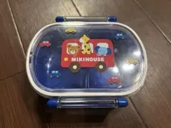ミキハウス お弁当箱 ランチボックス ブルー 360ml子供用のサムネイル