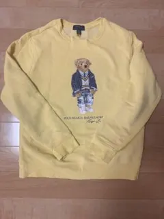春色♡美品✨ポロラルフローレン ポロベア トレーナー スウェット 黄色