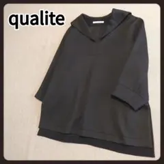 カリテ　セーラーカットソー　トップス　qualiteのサムネイル
