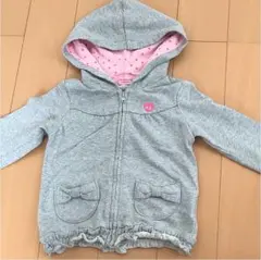 ミキハウス ホットビスケッツ パーカー 80