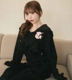 titty&Co. ラメクロススウェットパンツ パーカー セットアップ - メルカリ