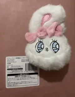 EstherBunny エスターバニー フェイスミニポーチ 白