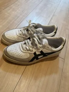 美品】Onitsuka Tiger GSM レザー ローカットスニーカー - メルカリ